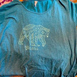 Alaska tee shirt, XL. Short sleeves
